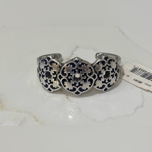Brighton Cuff Bracelet Silver Plated New With Tags - Picture 2 of 6